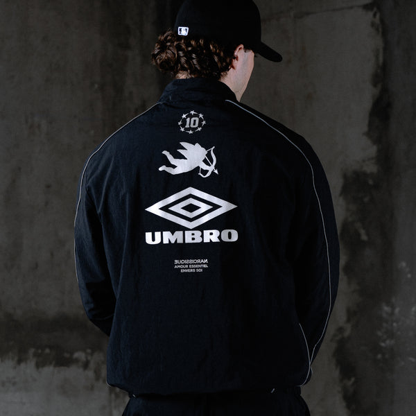 UMBRO Veste de survêtement Ardoise/Noire Garçon zippé à