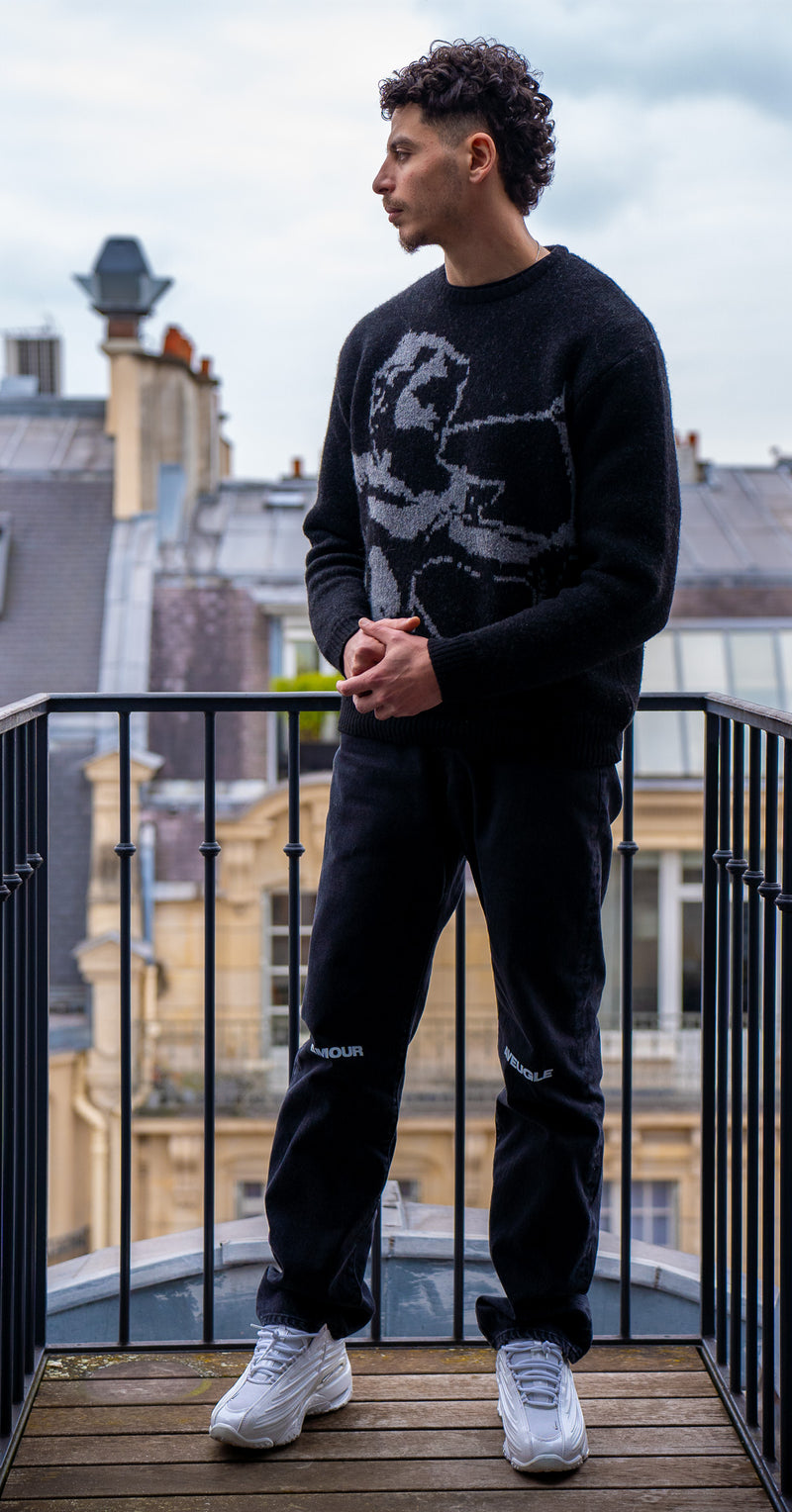 Angel Knit Black
