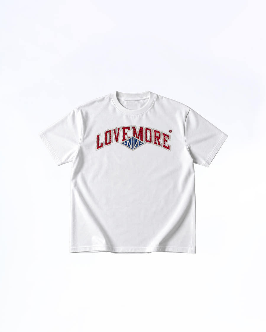 Love More Gems TEE WHITE