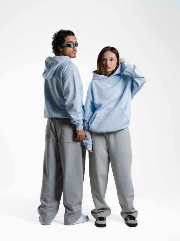 "N-star" Fade Out Blue Hoodie