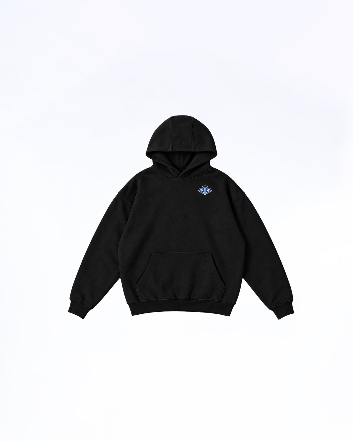 "Shoot your shot" Faded Blue Puff Hoodie