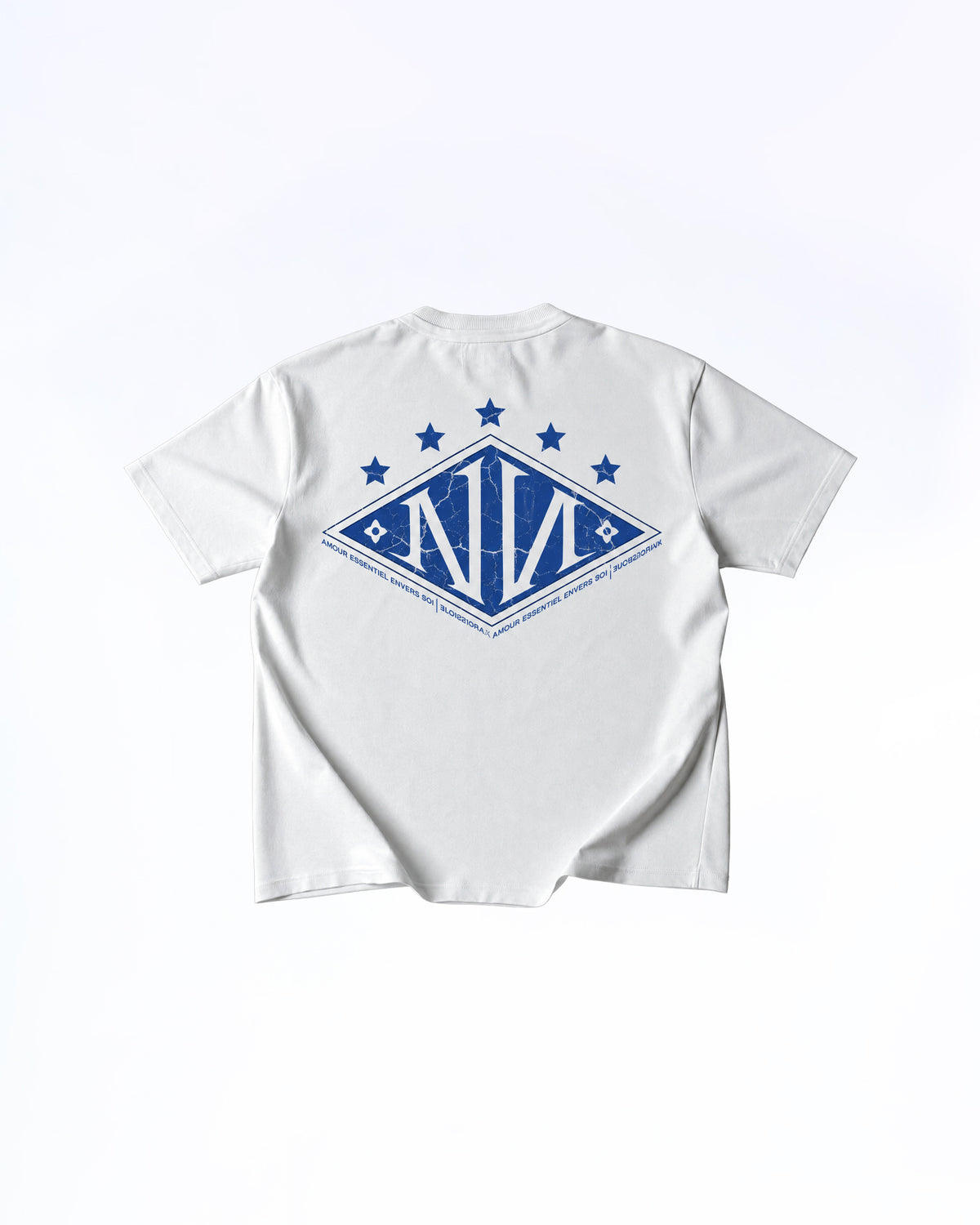 Five Stars Monogram TEE WHITE