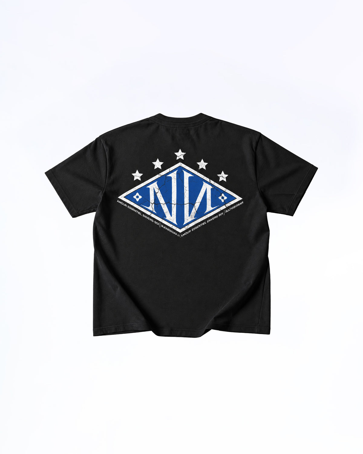 Five Star Monogram TEE BLACK