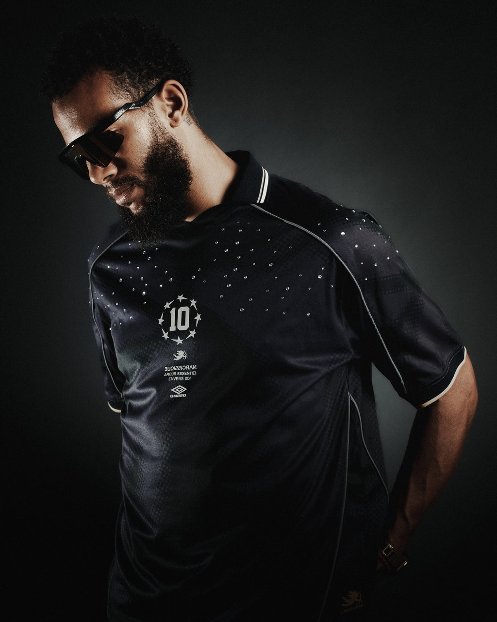 Don't be scared to Shine Black Jersey