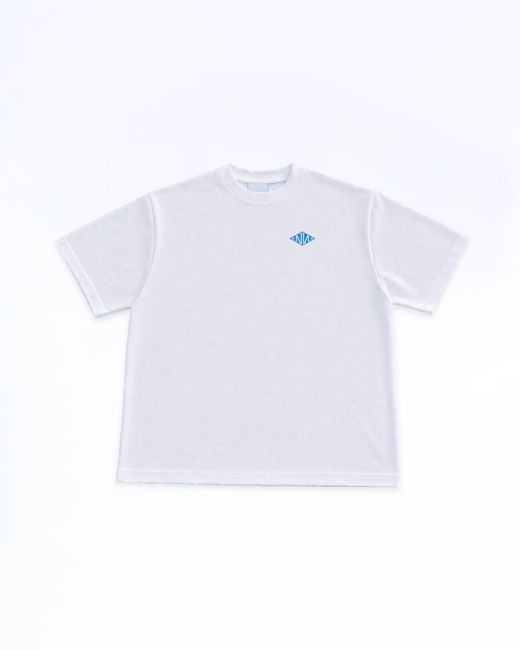 N Monogram BLUE TEE WHITE