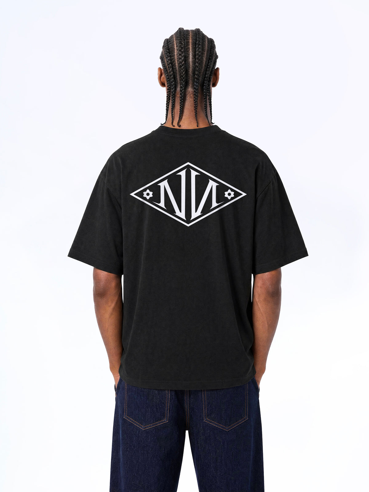 N Monogram Black TEE BLACK