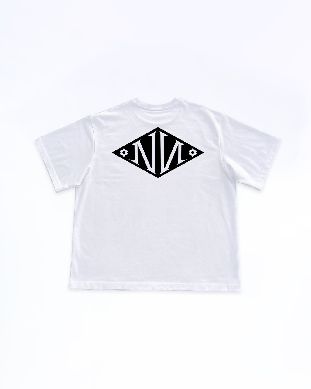 N Monogram Black TEE WHITE