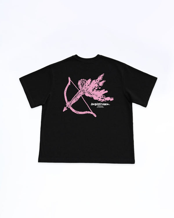 Draw Angel Pink TEE BLACK