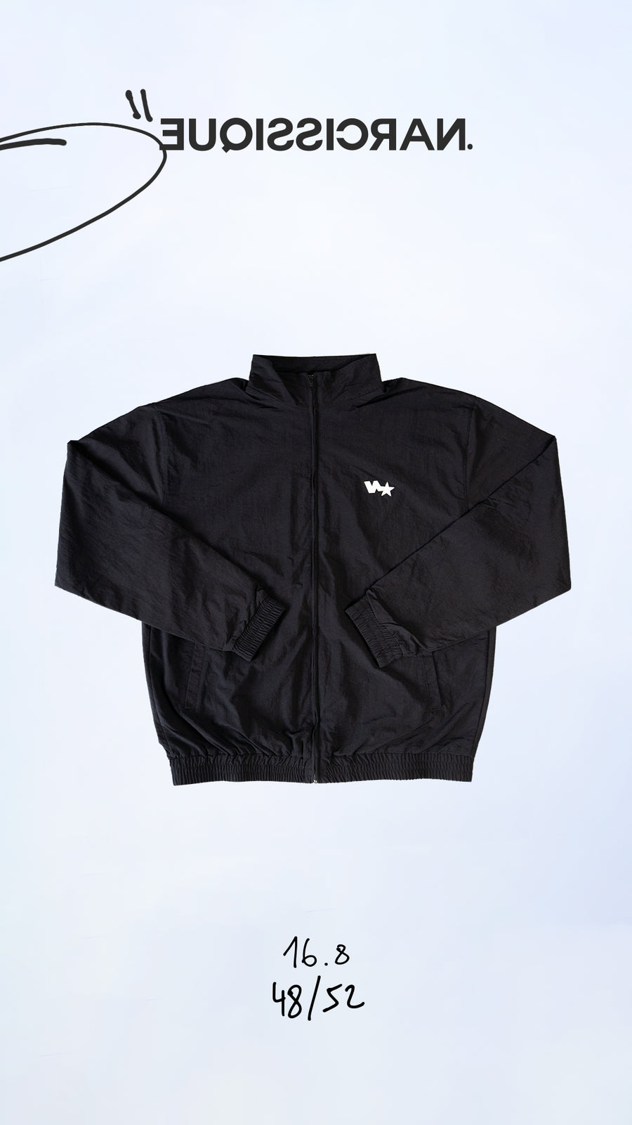 TrackStar Jacket Black 48/52