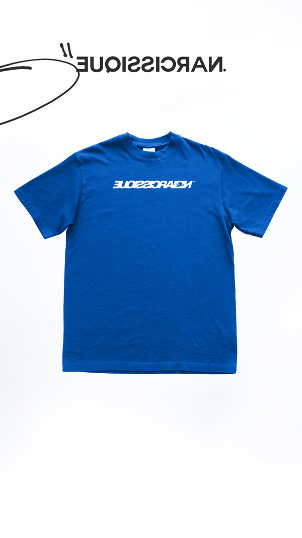 BOX LOGO Tee Bleu