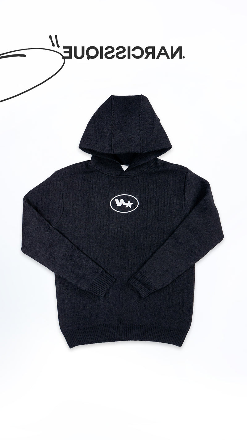 N-star Hoodie Knit Black