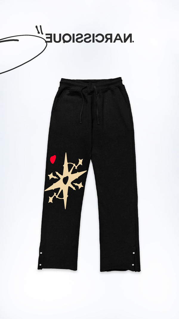 UNISEX BLACK SWEATPANTS