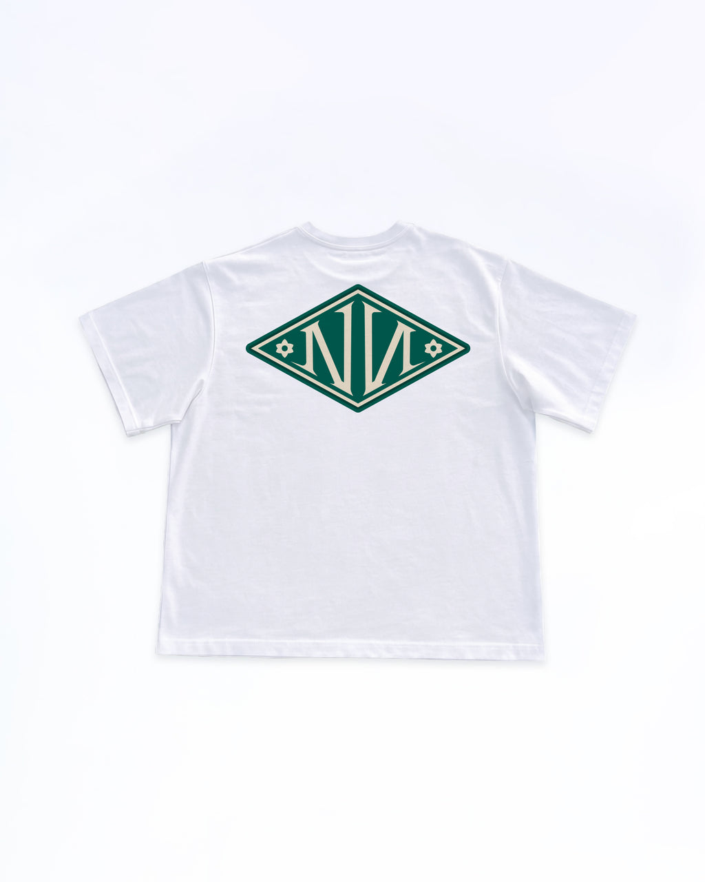N Monogram Green TEE WHITE