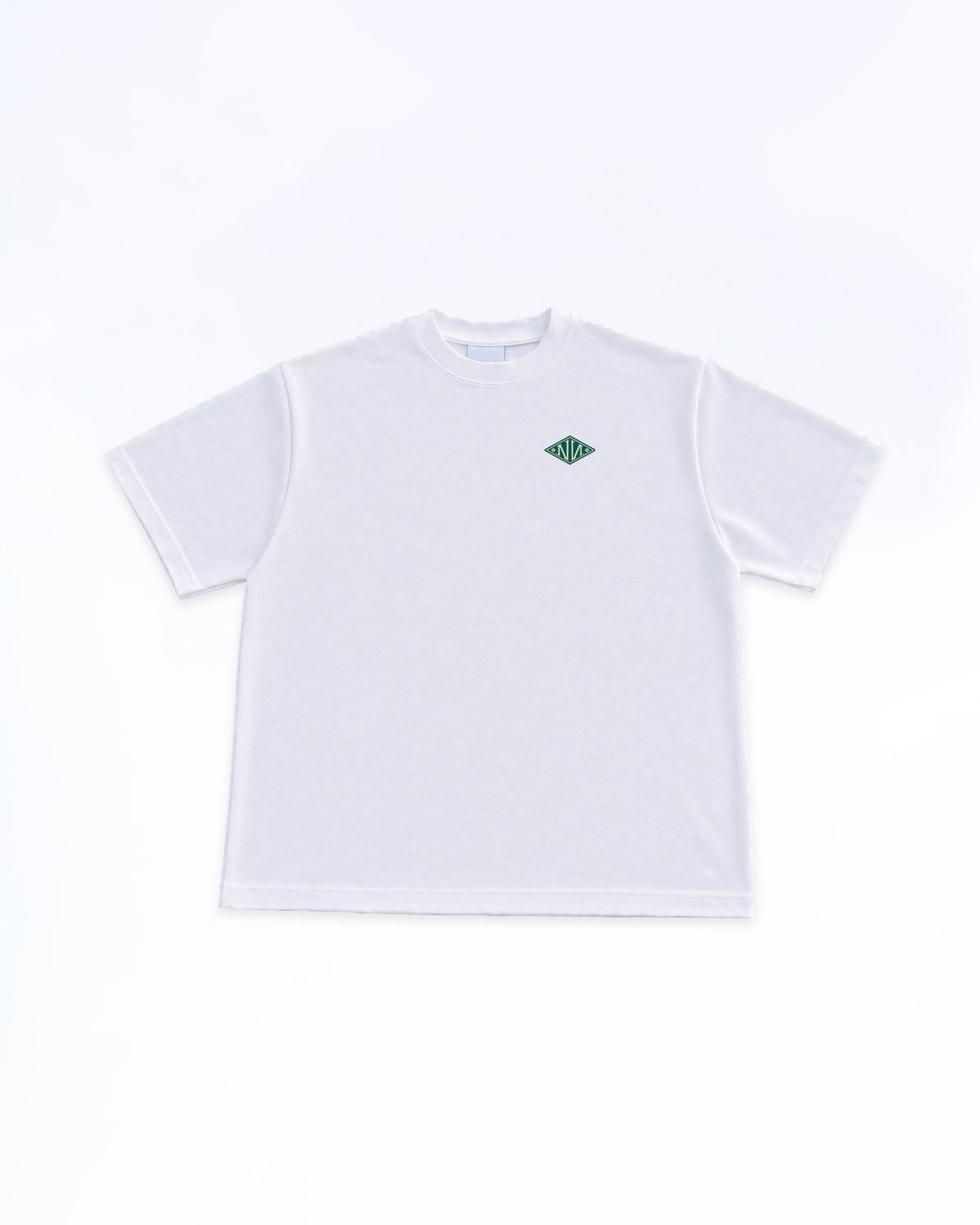 N Monogram Green TEE WHITE