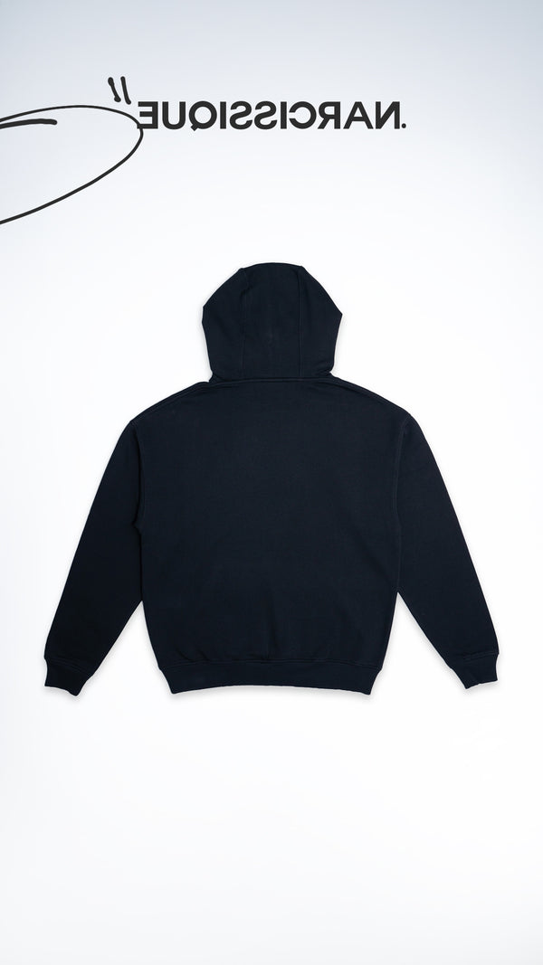 Essentiel Cut Angel Hoodie Black