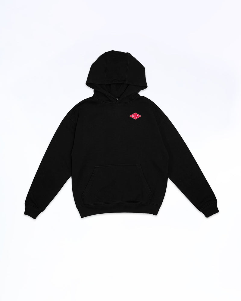 "Shoot your shot" Faded Blue Puff Hoodie