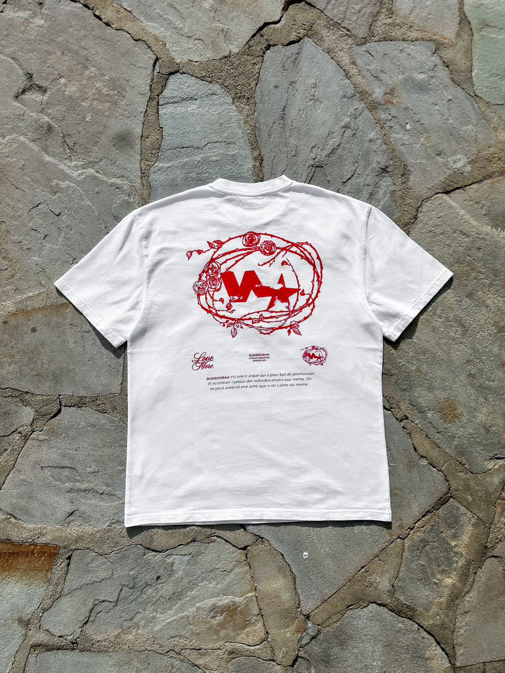 "Rose Red" Tee BLACK