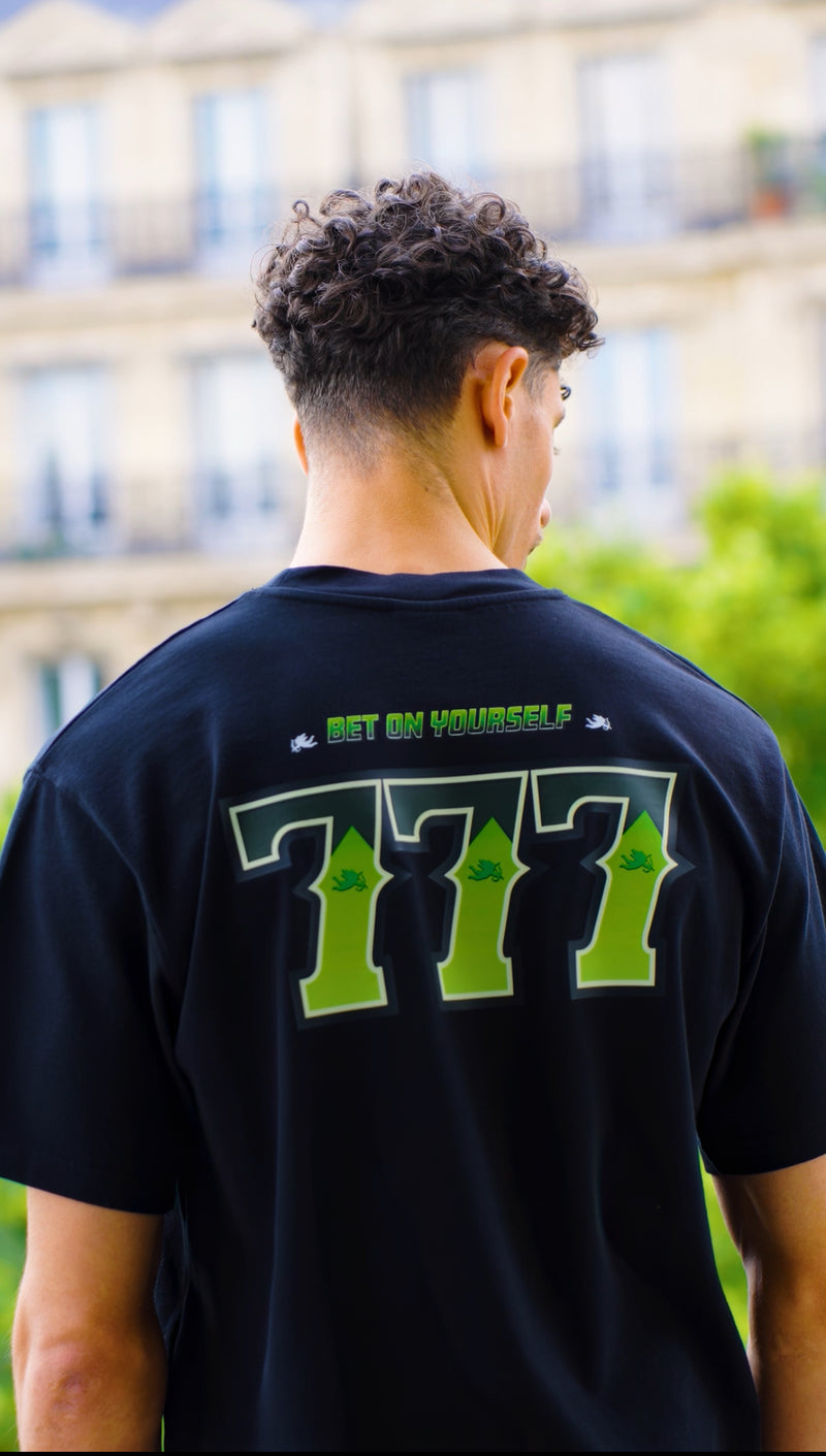Bet On Yourself Tee Black 46/52