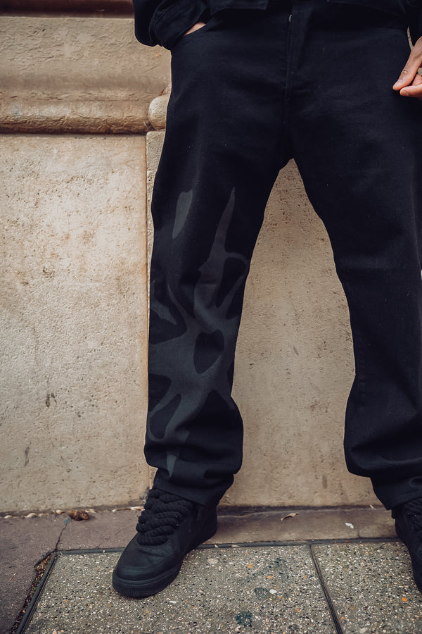 UNISEX BLACK SWEATPANTS