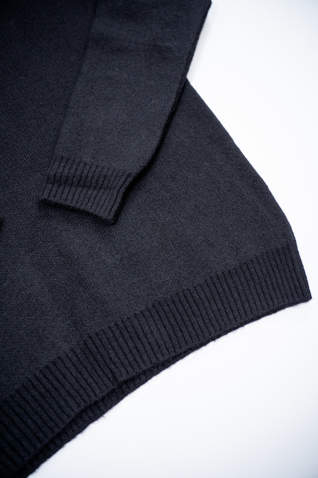 N-star Hoodie Knit Black