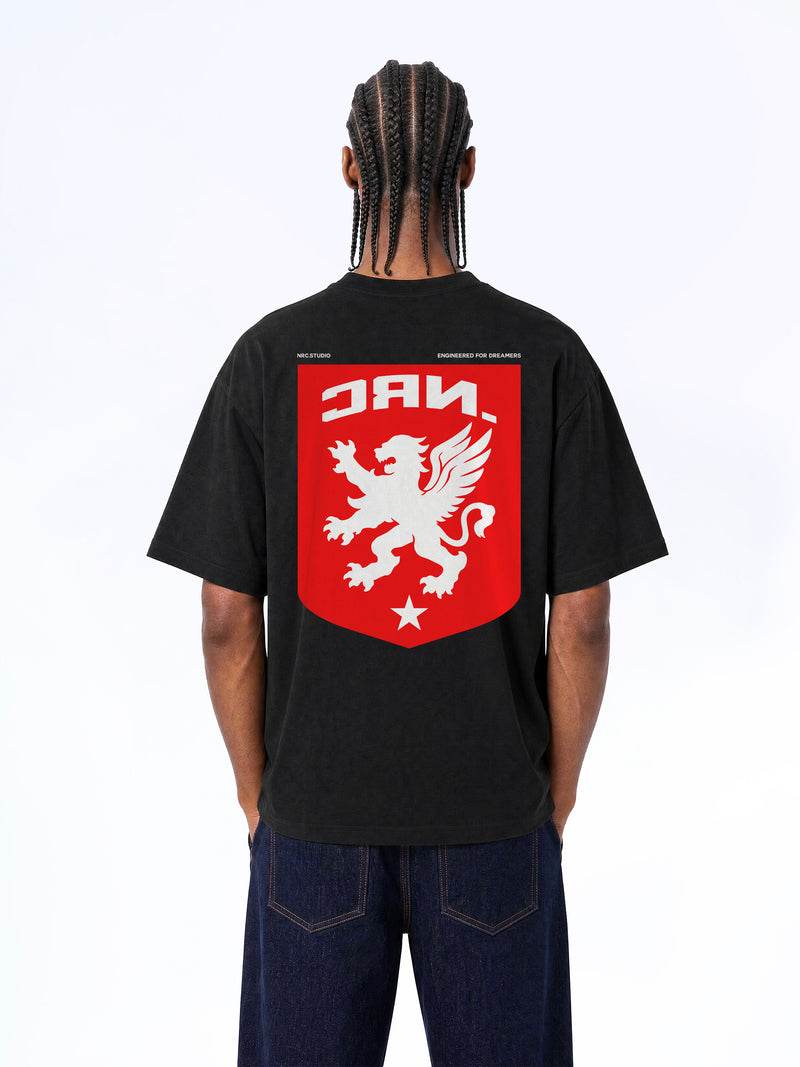 Lion's Heart TEE BLACK