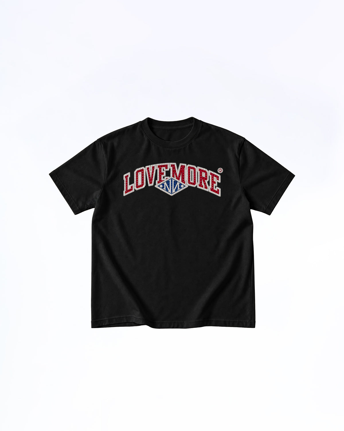Love More Gems TEE BLACK