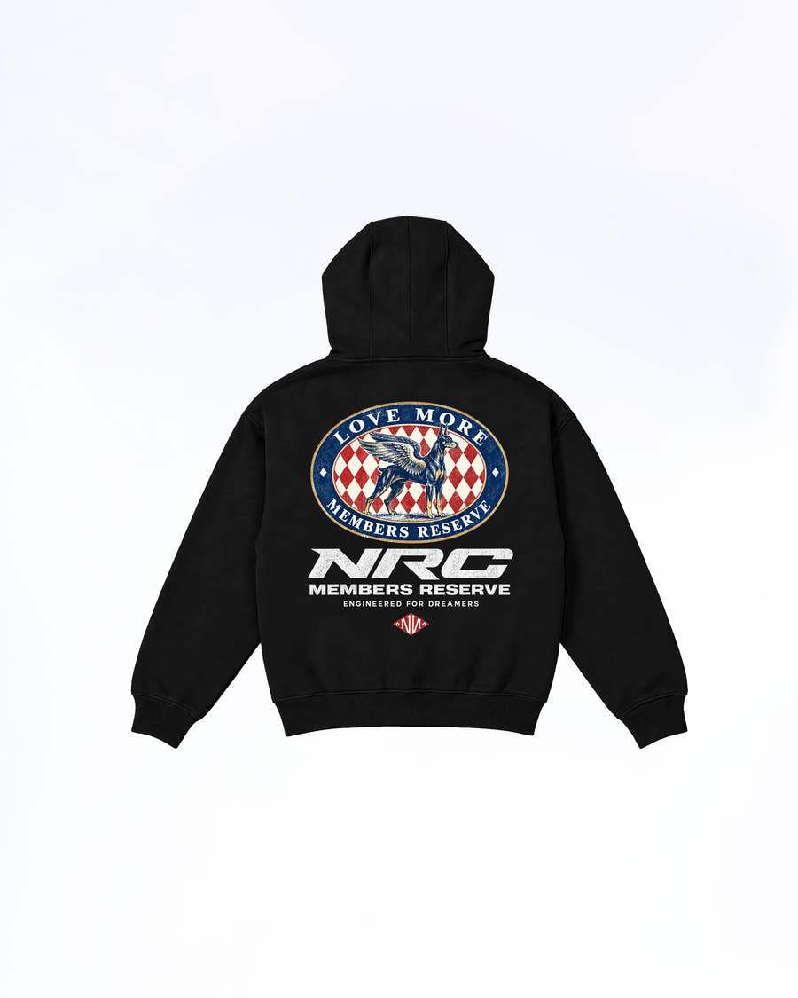 Members Reserved Hoodie Black