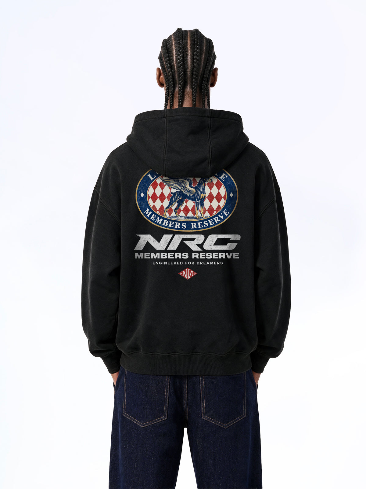 Members Reserved Hoodie Black