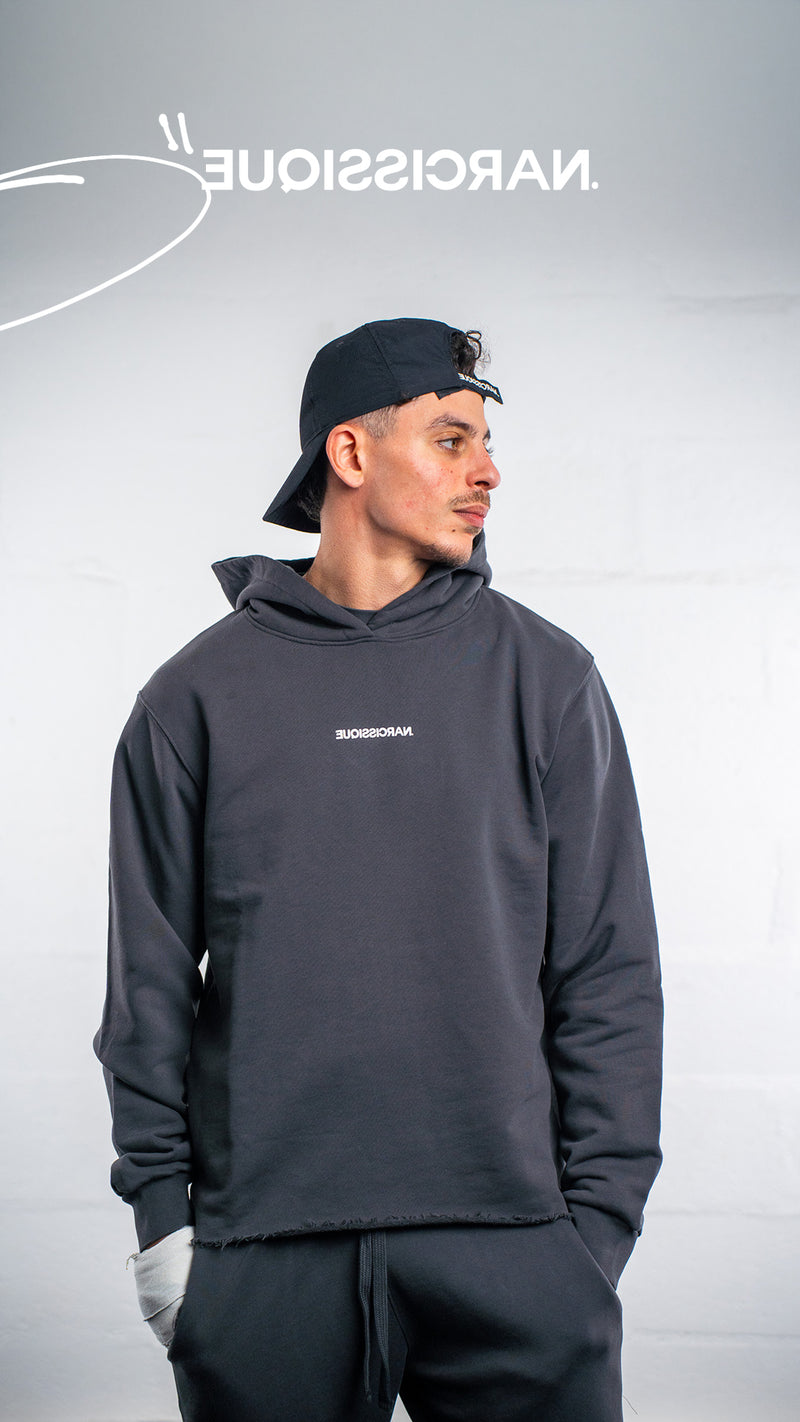 OVERSIZE UNISEX GREY HOODIE