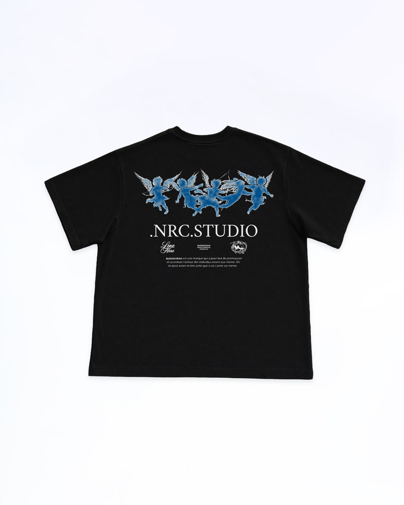 NRC STUDIO Blue TEE BLACK