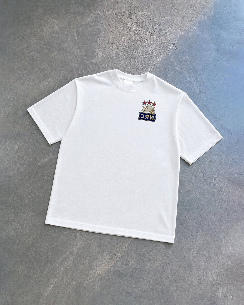 NRC THIRD STAR TEE WHITE