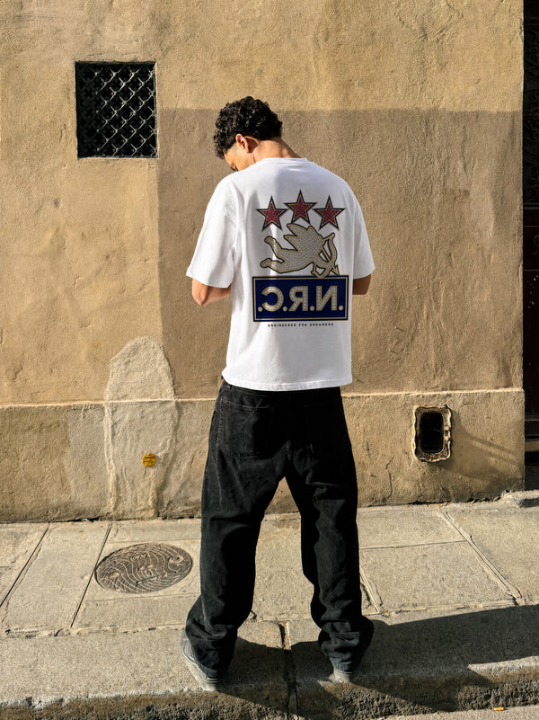 NRC THIRD STAR TEE WHITE
