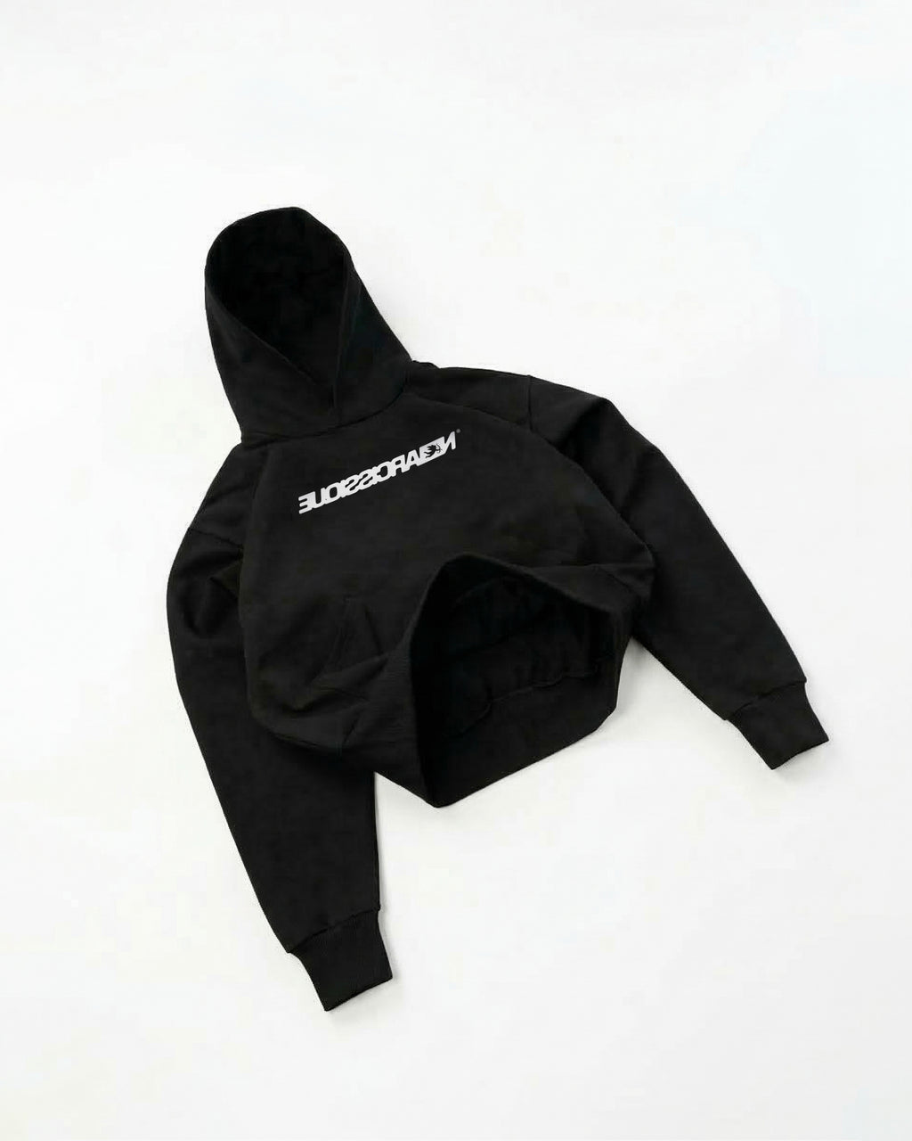 Box Logo Black Hoodie