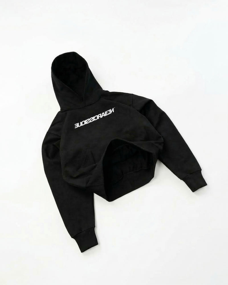 Box Logo Black Hoodie