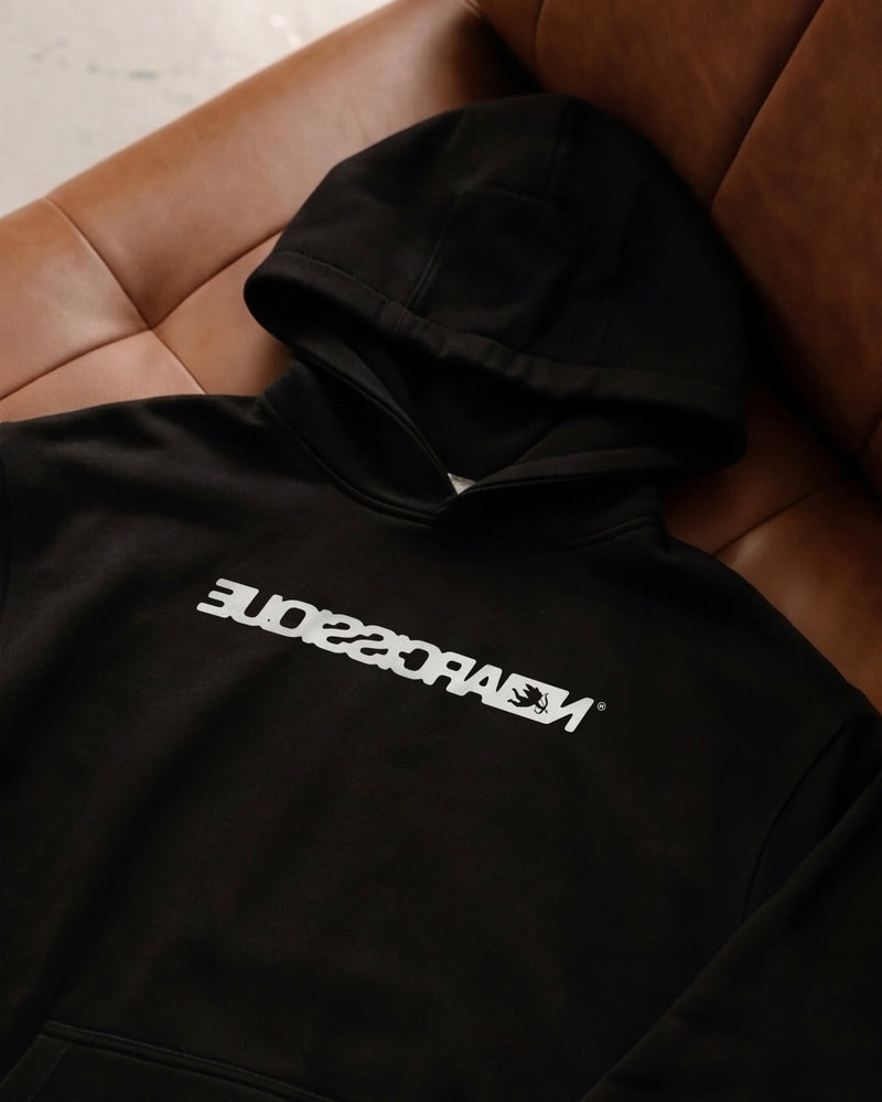 Box Logo Black Hoodie
