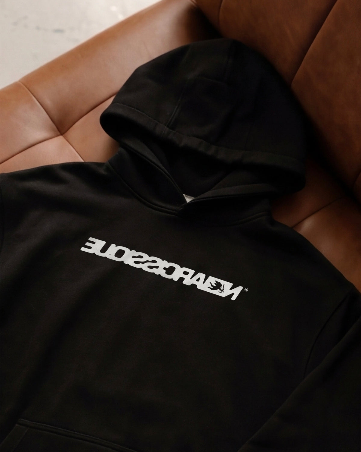Box Logo Black Hoodie