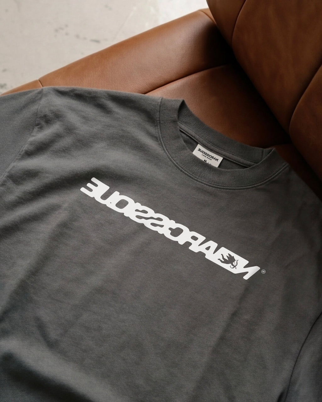 BOX LOGO Tee Gris