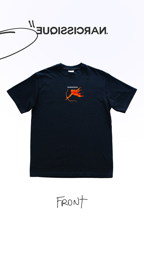 PAINTED ANGEL ORANGE Tee Black 52/52