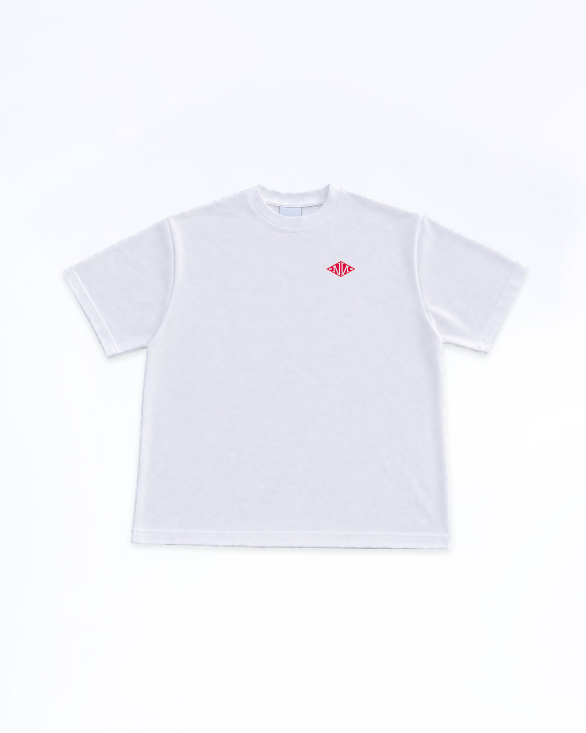 N Monogram RED TEE WHITE