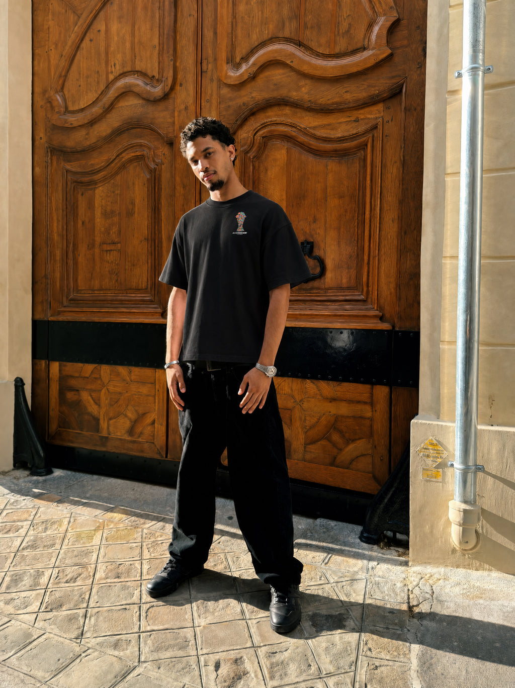 MOOD WORLD CUP TEE BLACK