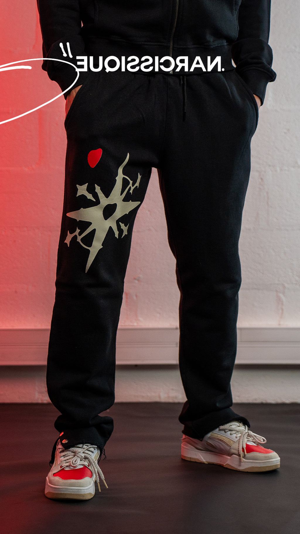 Follow Your Heart Sweatpant Black