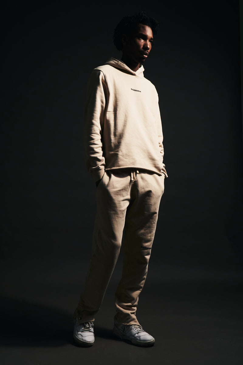 OVERISZE UNISEX BEIGE HOODIE